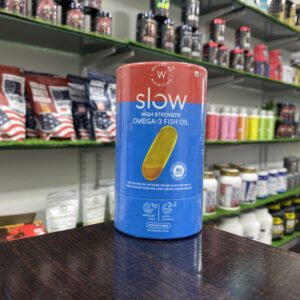 Wellbeing Nutrition Slow 4x Strength Omega 3 Fish Oil Capsules