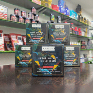 Kapiva Shilajit Shilajeet Gold Resin with Safforn