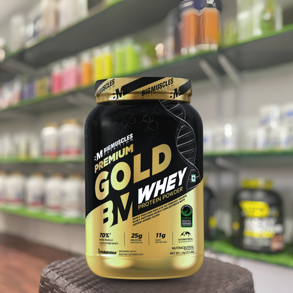 BigMuscles Nutrition Premium Gold Whey 2Kg Whey Protein Isolate Blend