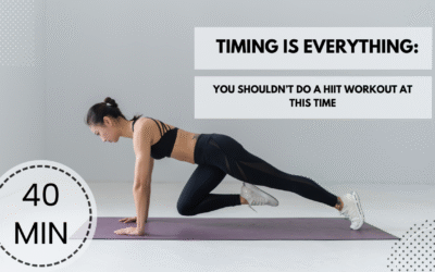 Timing is everything: You shouldn’t do a HIIT workout at this time